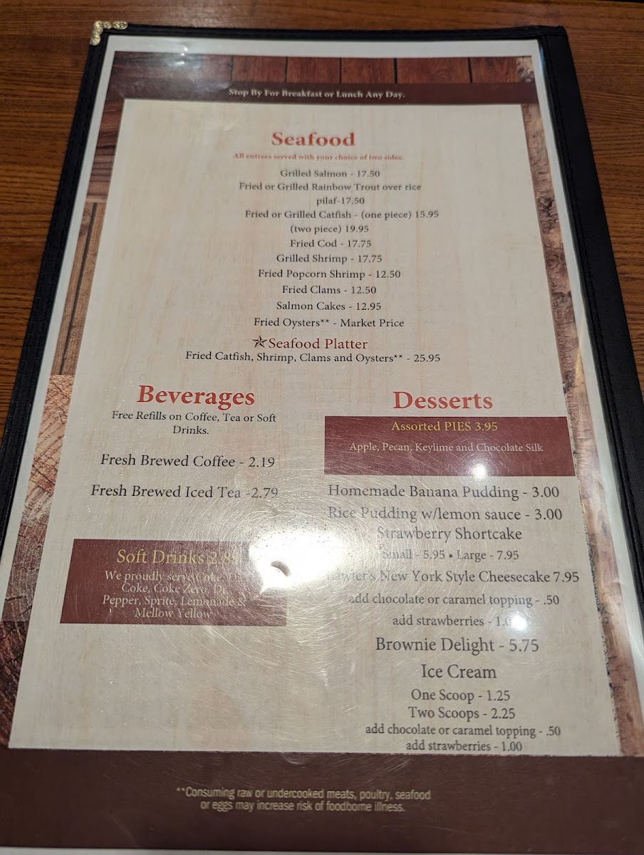 Menu The Colonial Restaurant-10