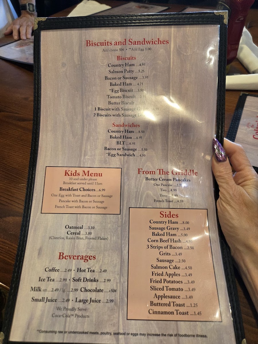 Menu The Colonial Restaurant-5